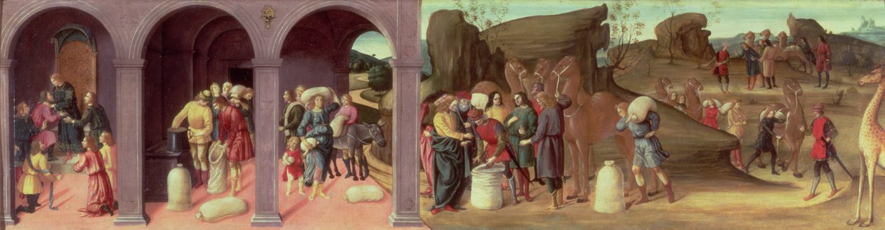 József története, II, (panel) alkotó: Bartolomeo di Giovanni
