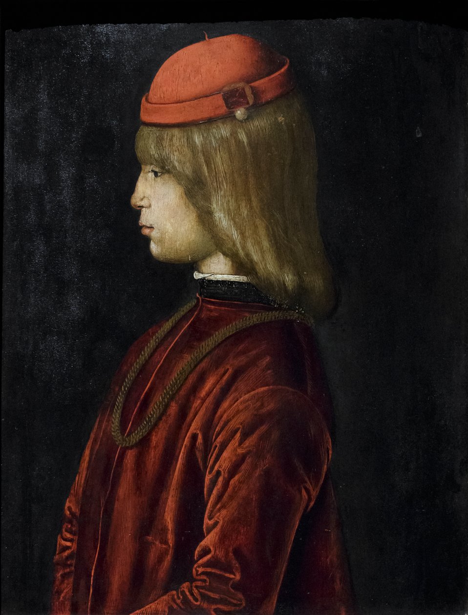 Guidubaldo da Montefeltro portréja, 1480-81 körül (olaj, tábla) alkotó: Bartolomeo (attr. to) Della Gatta