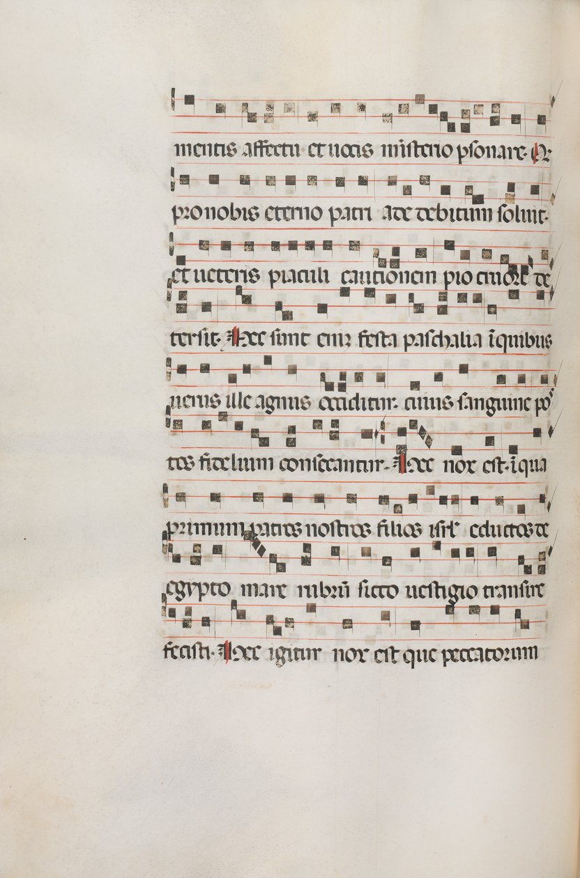 Missale: Fol. 154v: Zene Exultethez, 1469 alkotó: Bartolomeo Caporali