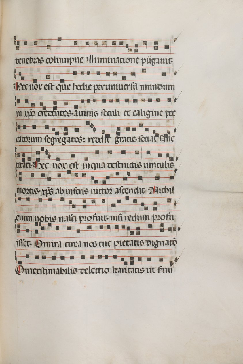 Missale: Fol. 155: Zene Exultethez, 1469 alkotó: Bartolomeo Caporali
