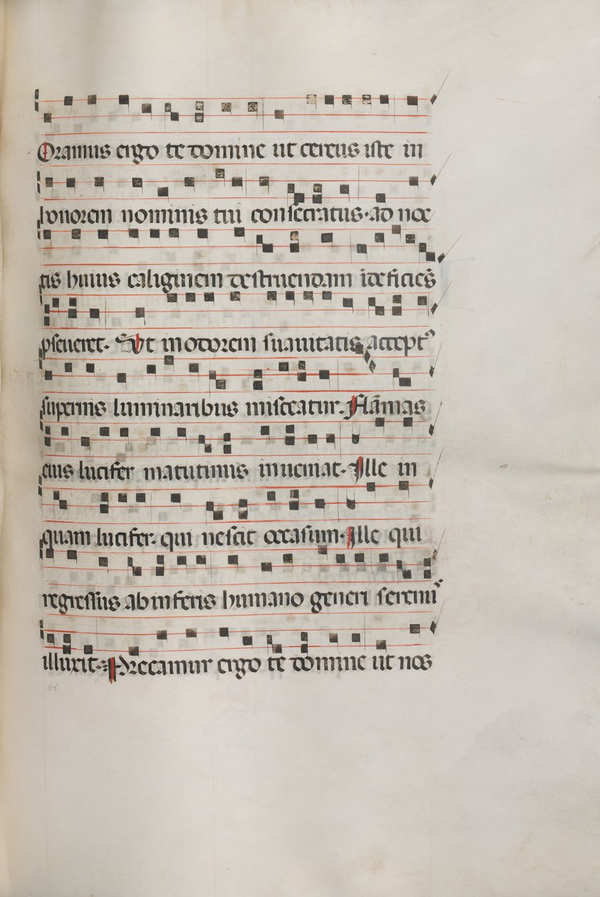 Missale: Fol. 157: Zene Exultethez, 1469 alkotó: Bartolomeo Caporali