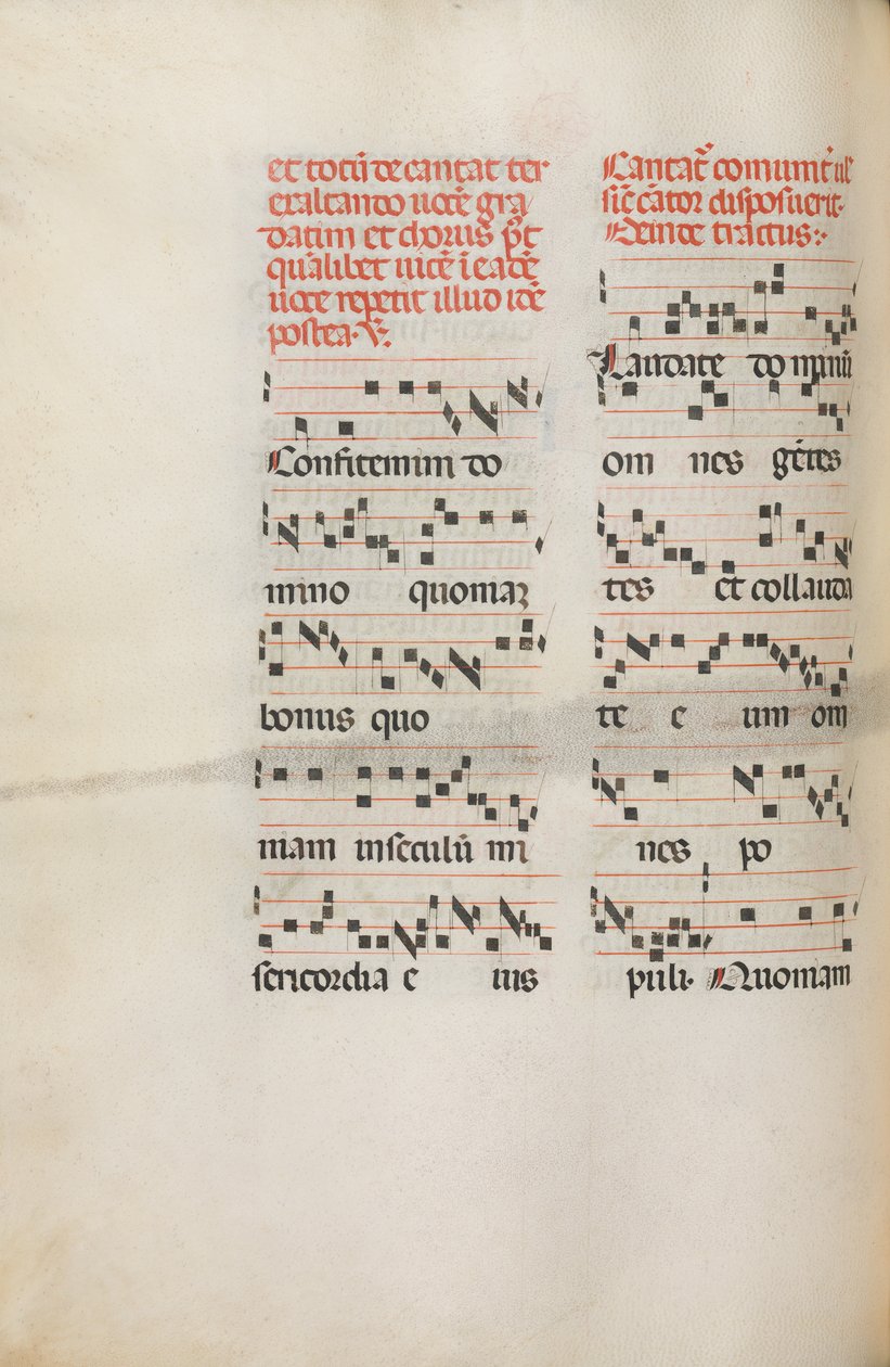 Missale: Fol. 171v: Zene Alleluiának stb. húsvét elején, 1469. alkotó: Bartolomeo Caporali