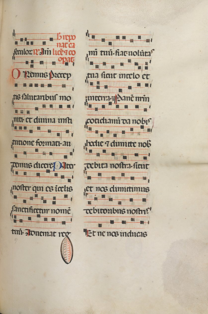 Missale: Fol. 189: Zene különféle imákhoz, 1469. alkotó: Bartolomeo Caporali