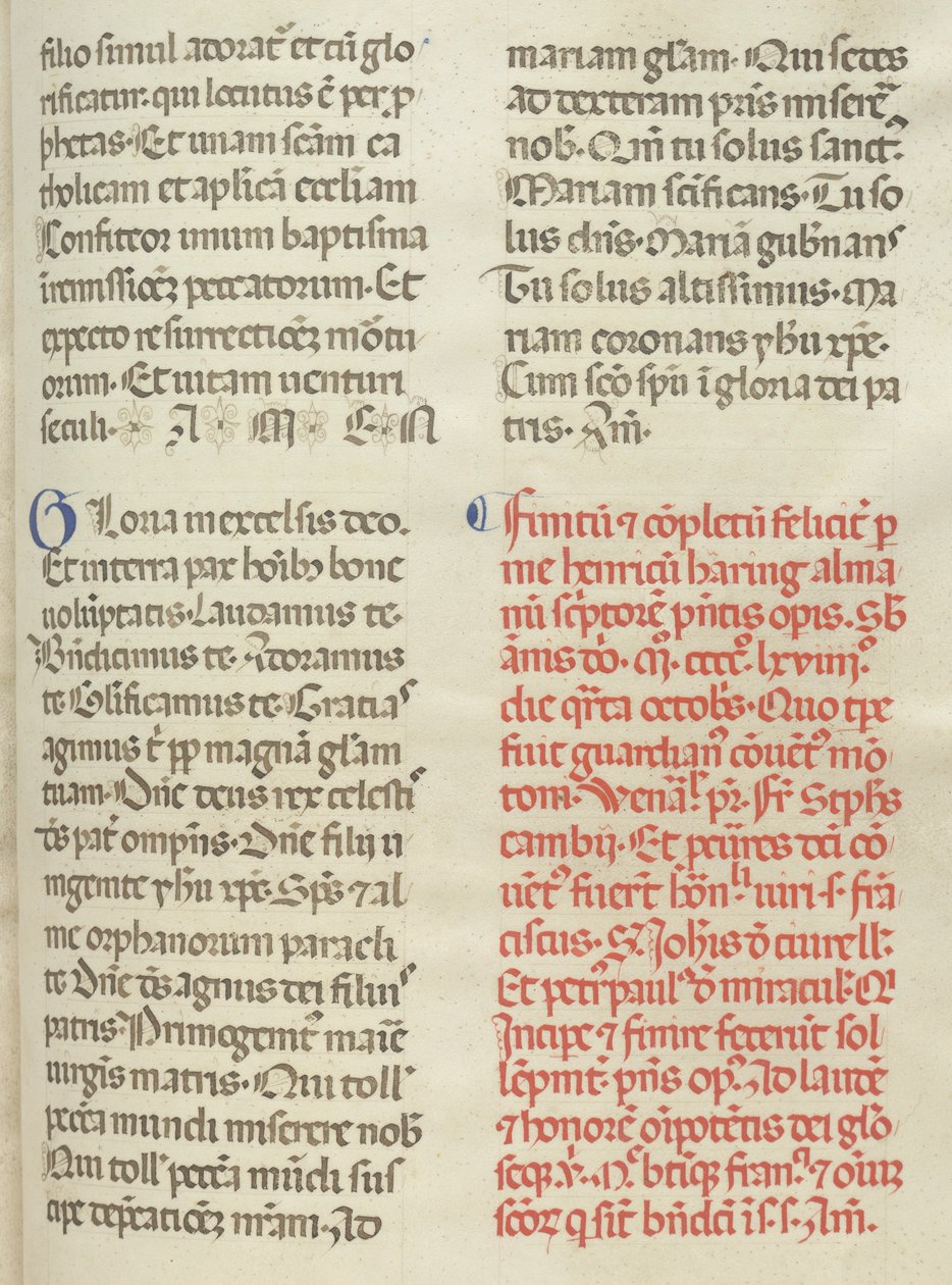 Missale: Folio 400: Colophon, 1469. alkotó: Bartolomeo Caporali