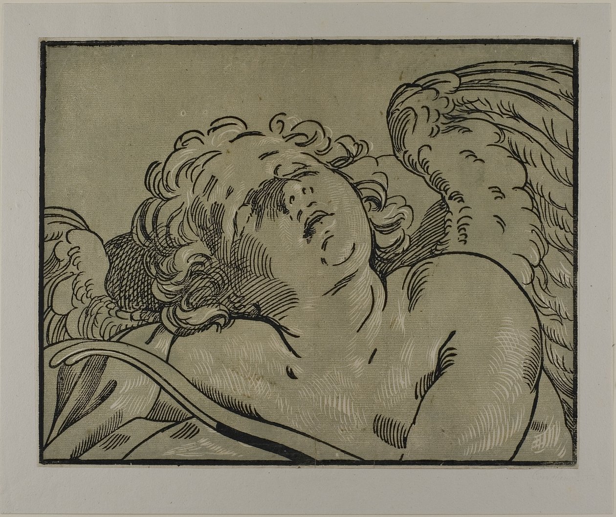 Alvó Ámor mellszobra alkotó: Bartolomeo Coriolano