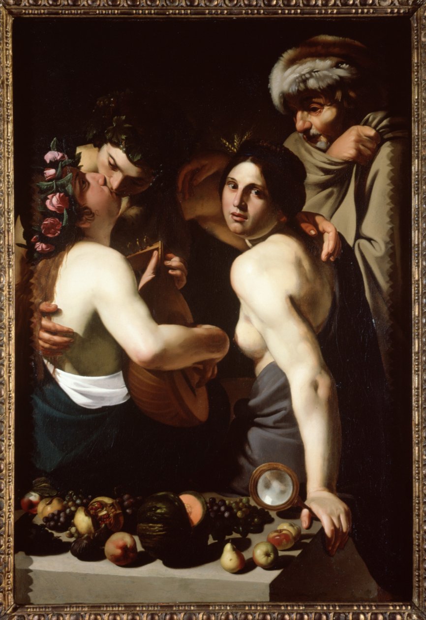 Allegória a négy évszakról, 1610 körül alkotó: Bartolomeo Manfredi