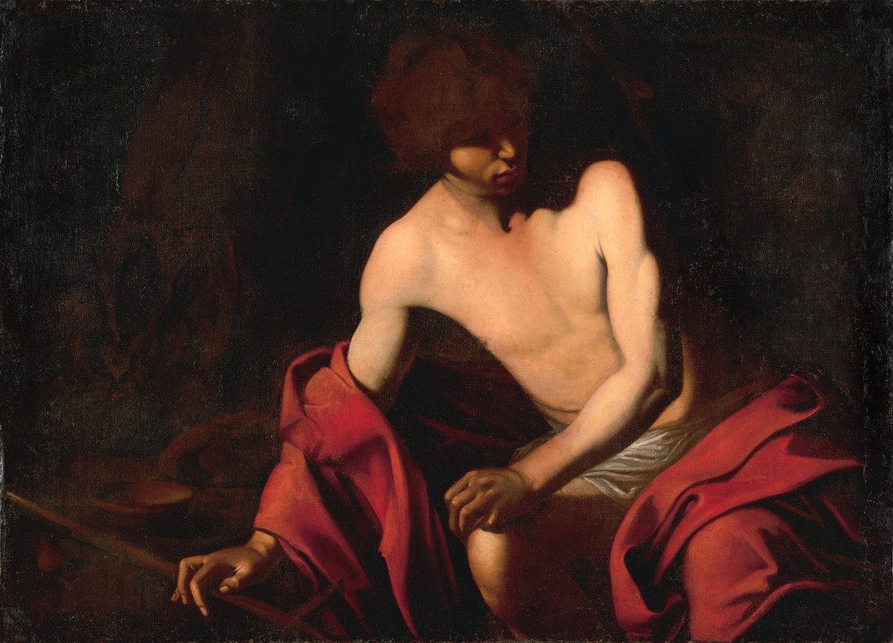 Olasz: San Giovanni Battista Keresztelő Szent János alkotó: Bartolomeo Manfredi