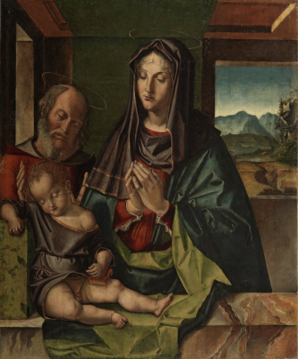 Szent Család, 1500 körül alkotó: Bartolomeo Montagna