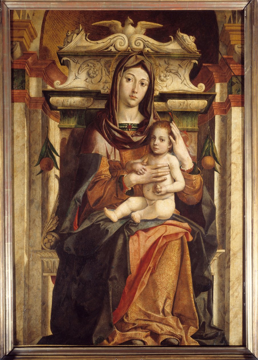 Bartolomeo Montagna Szűz és gyermek festménye alkotó: Bartolomeo Montagna
