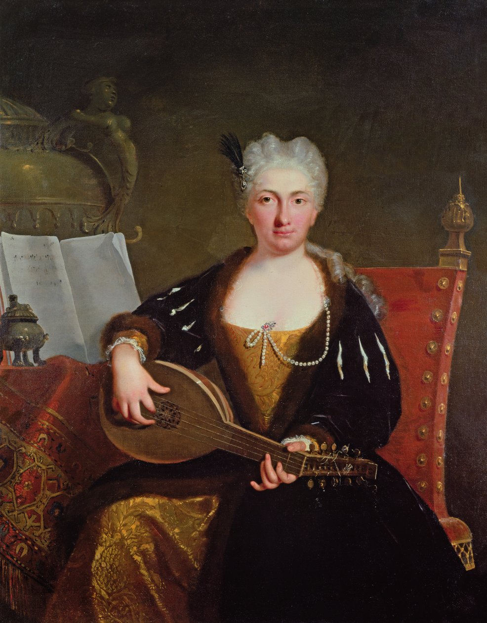 Faustina Bordoni, Händel énekesnője portréja, 1830 körül (olaj, vászon) alkotó: Bartolomeo Nazari