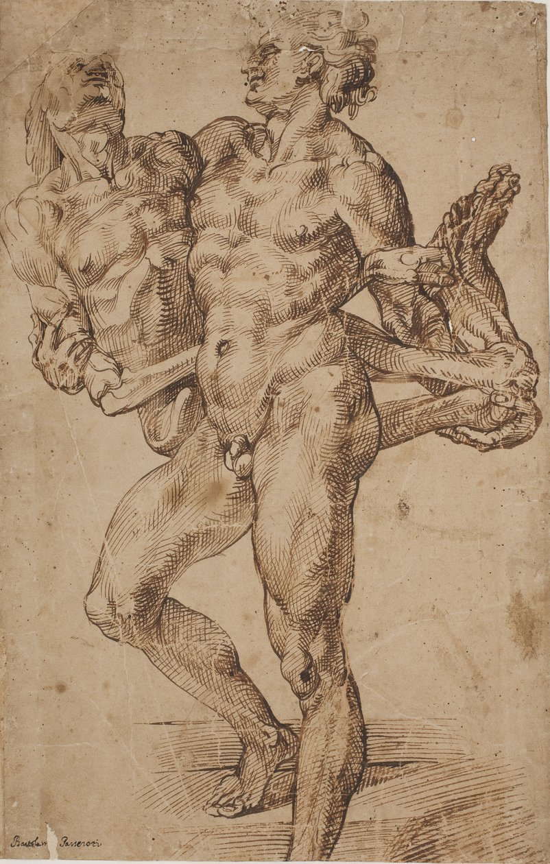 Aeneas és Anchises [?] alkotó: Bartolomeo Passarotti