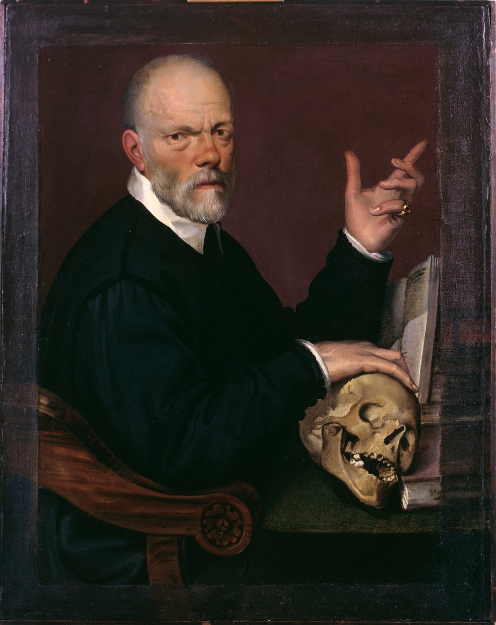 Carlo Fontana orvos portréja (olaj, vászon) alkotó: Bartolomeo Passarotti