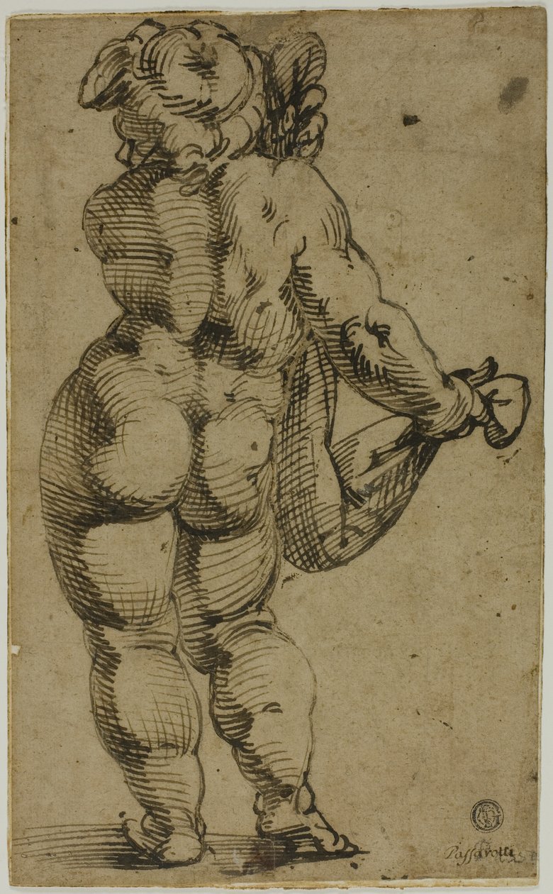 Álló Puttó Hátulról Látva alkotó: Bartolomeo Passarotti