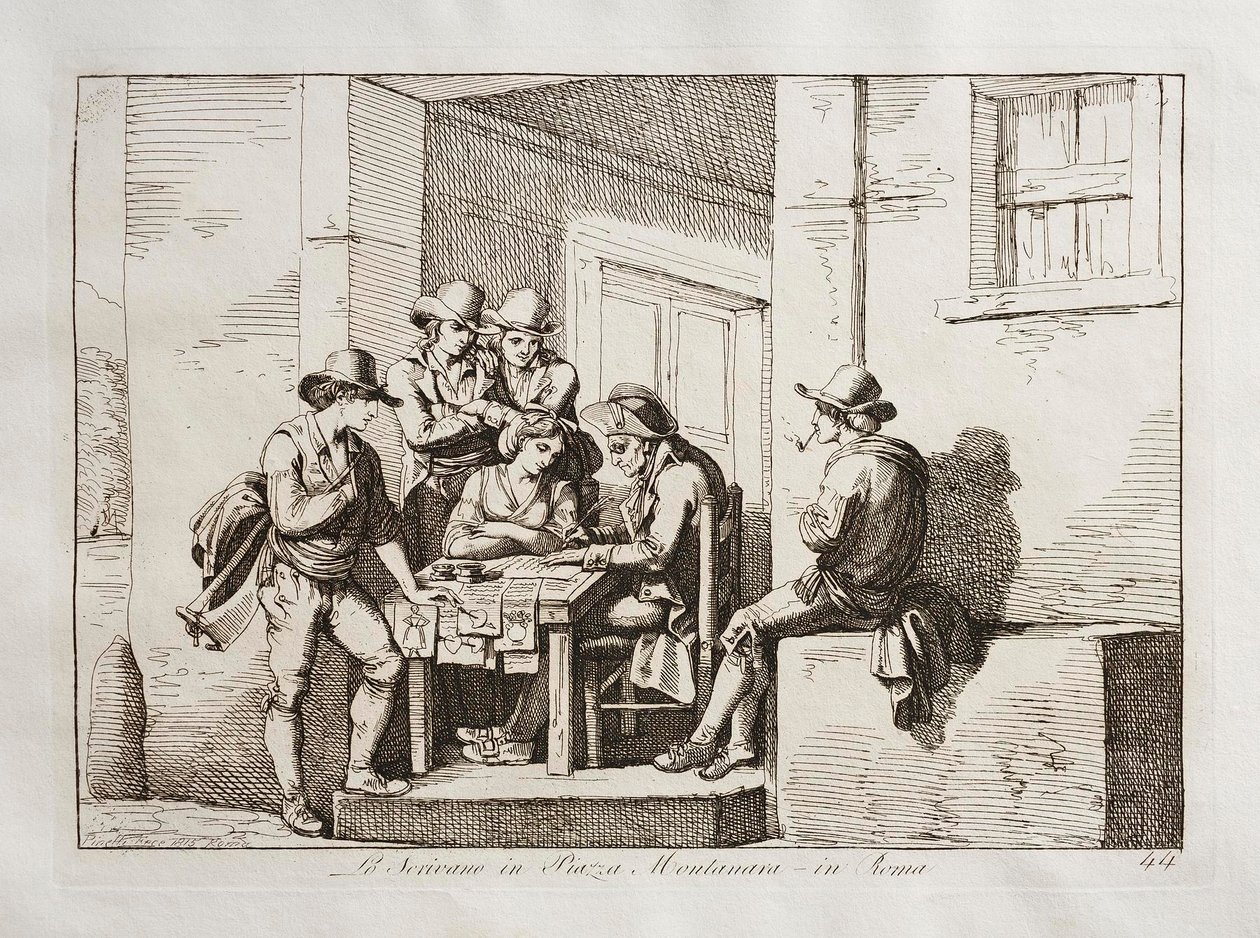 [Még nincs címe] alkotó: Bartolomeo Pinelli