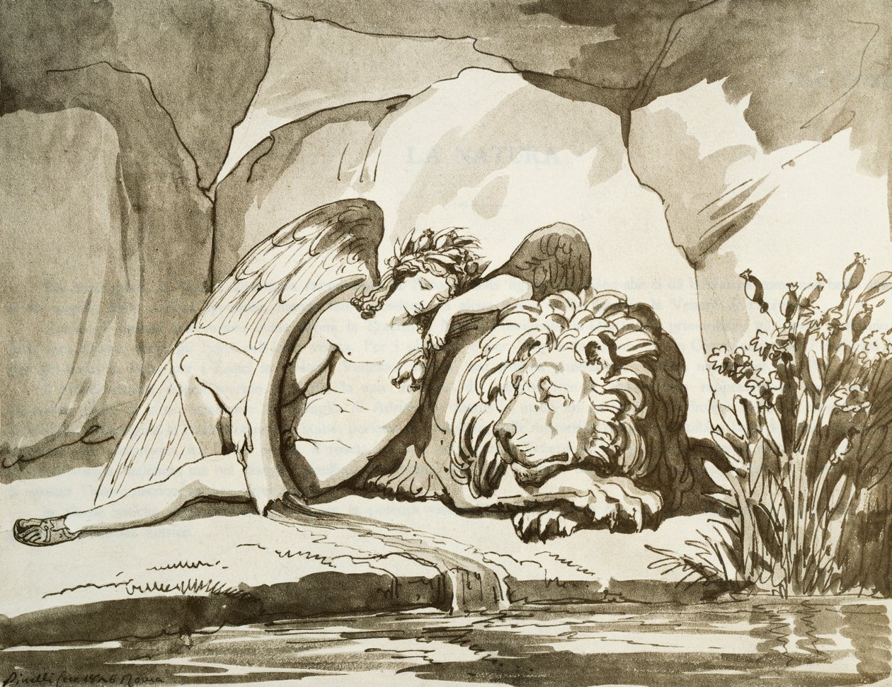 Hypnos (Az alvás) alkotó: Bartolomeo Pinelli