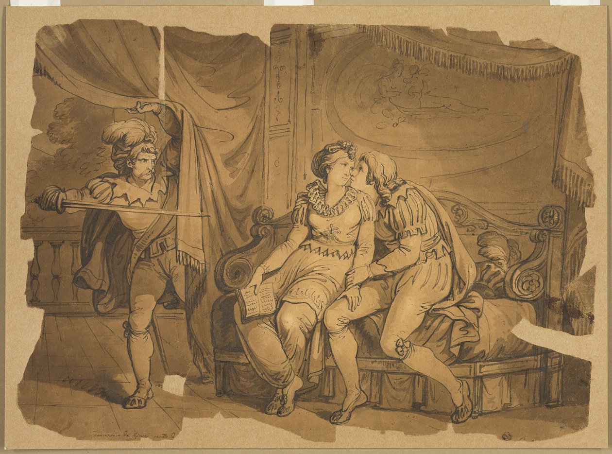 Paolo és Francesca alkotó: Bartolomeo Pinelli