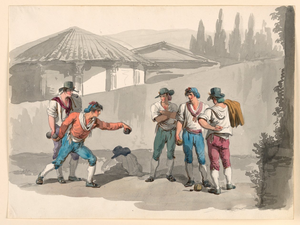 A Boccia játék alkotó: Bartolomeo Pinelli