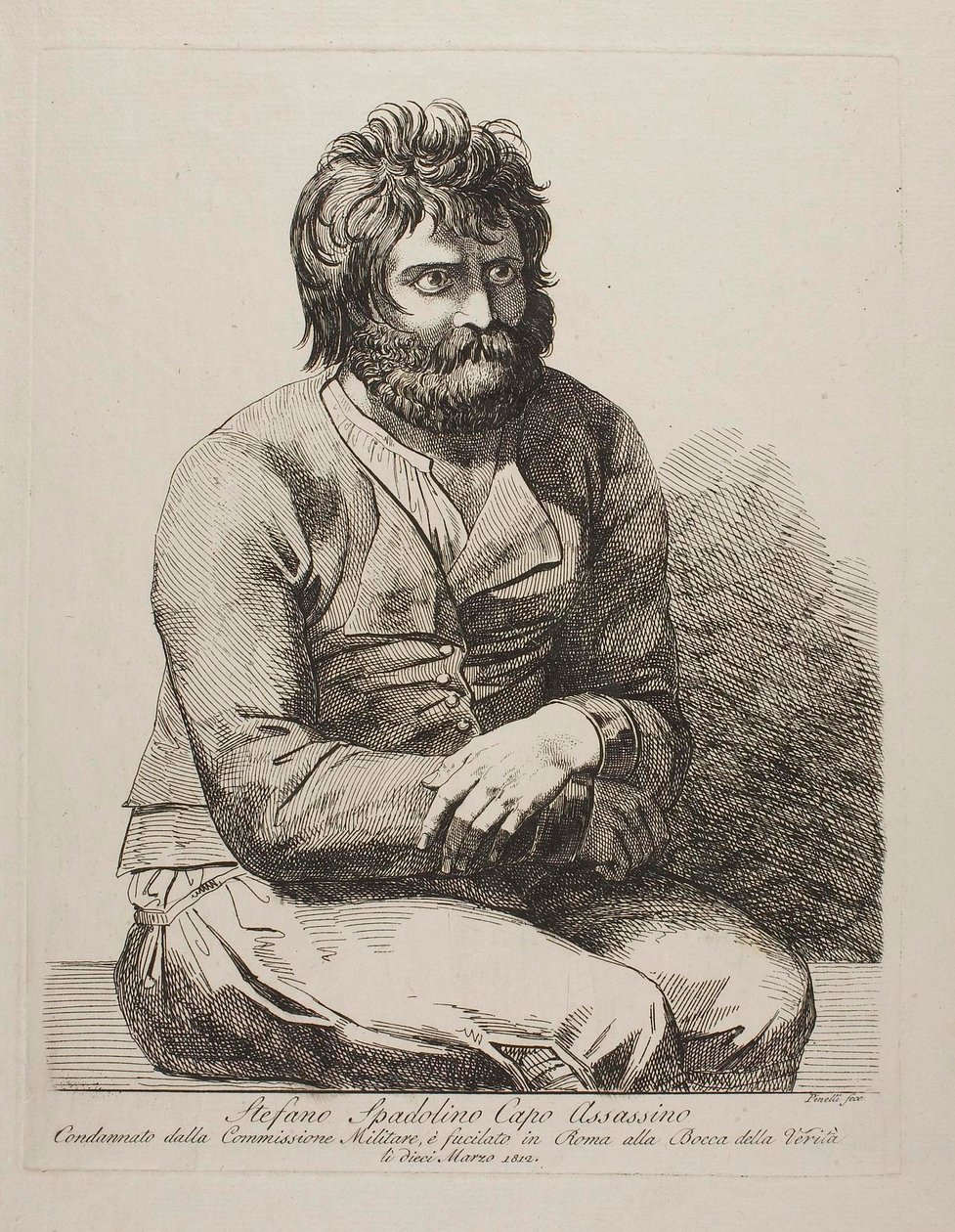 Stefano Spadolino, a rablóbanda vezére alkotó: Bartolomeo Pinelli