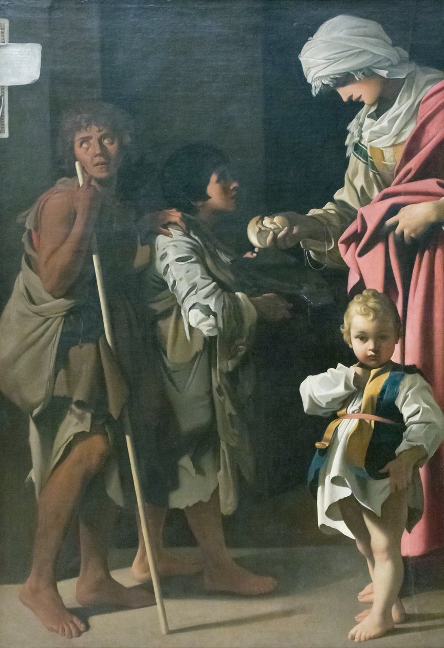 Magyarországi Szent Erzsébet Jótékonysága alkotó: Bartolomeo Schedoni