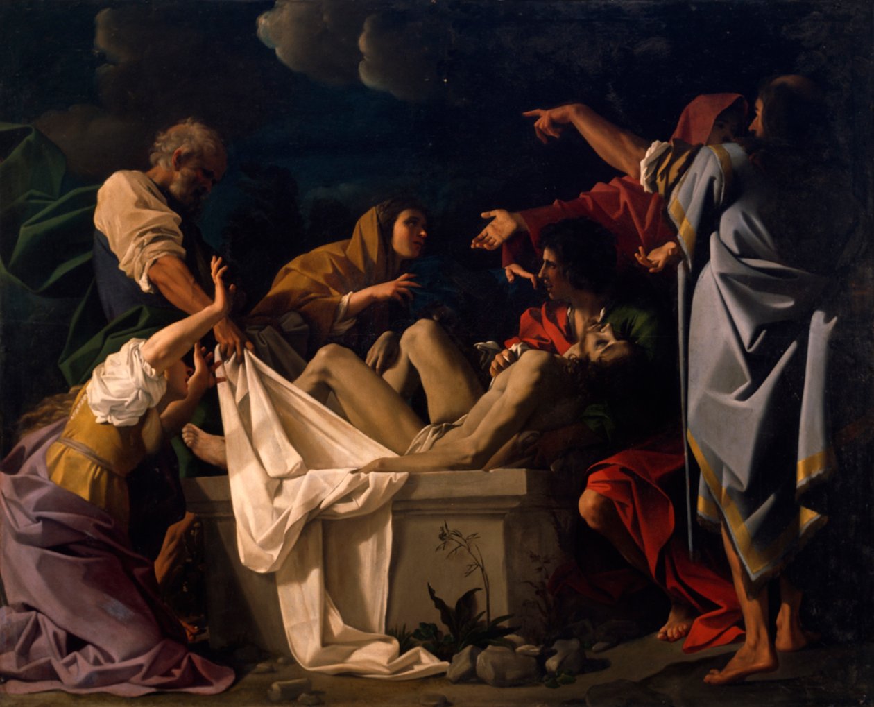Krisztus temetése, Bartholomew Schedoni (1578-1615) alkotó: Bartolomeo Schedoni