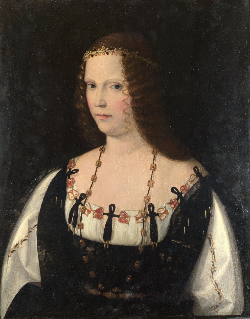 Fiatal hölgy portréja, c. 1510 alkotó: Bartolomeo Veneto