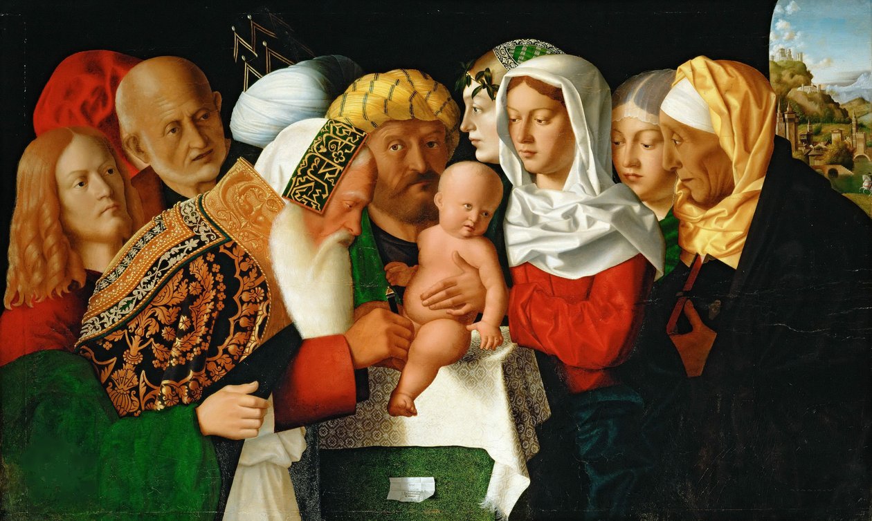 Krisztus körülmetélése, 1506 körül. alkotó: Bartolomeo Veneto