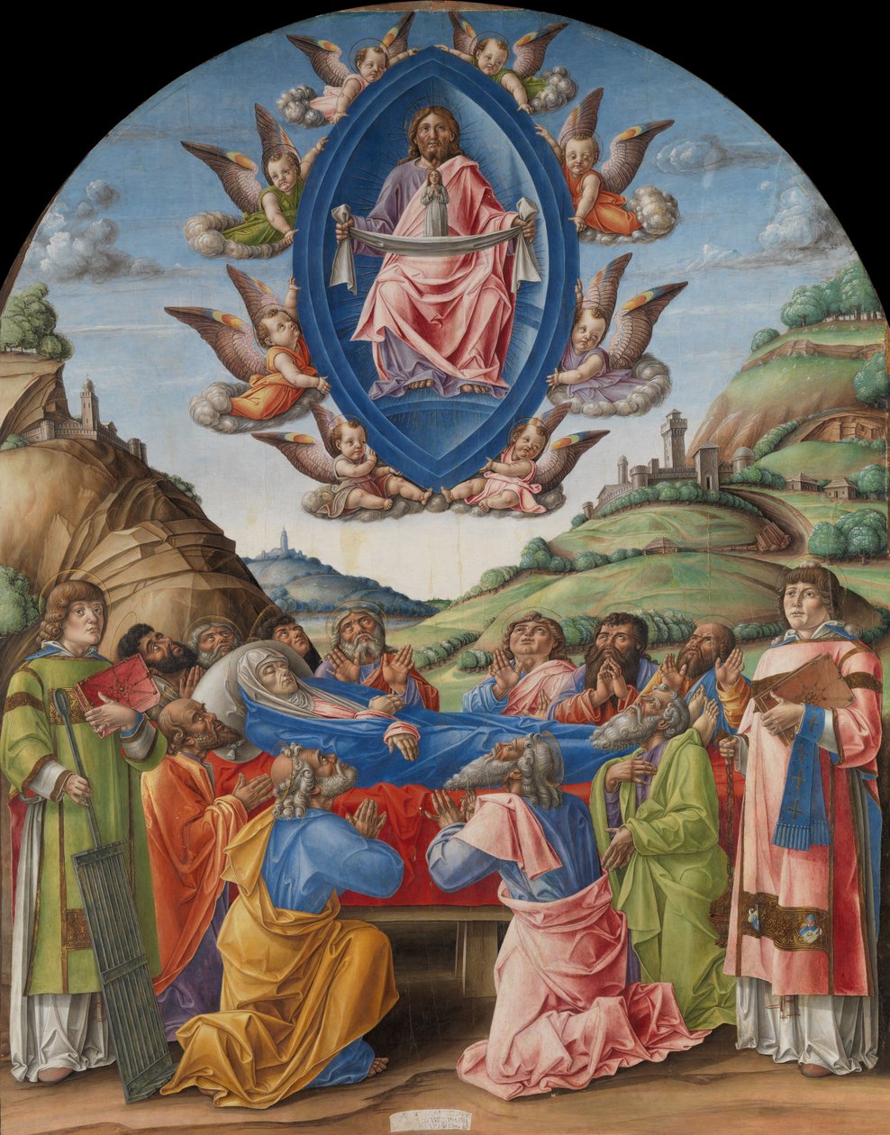 A Szűz halála alkotó: Bartolomeo Vivarini