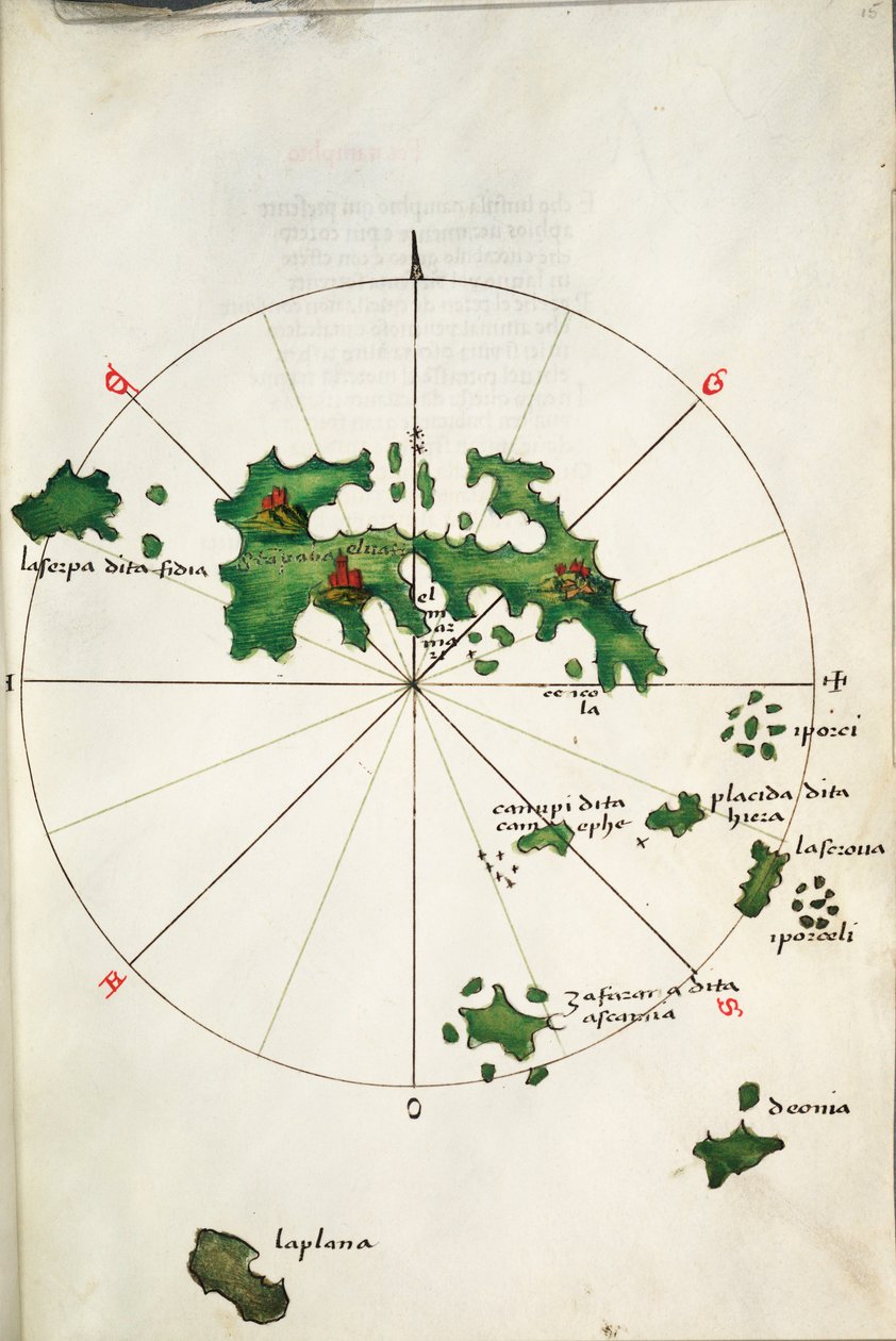 Astipalaia, 1485 körül (pergamen) alkotó: Bartolomeo da li Sonetti