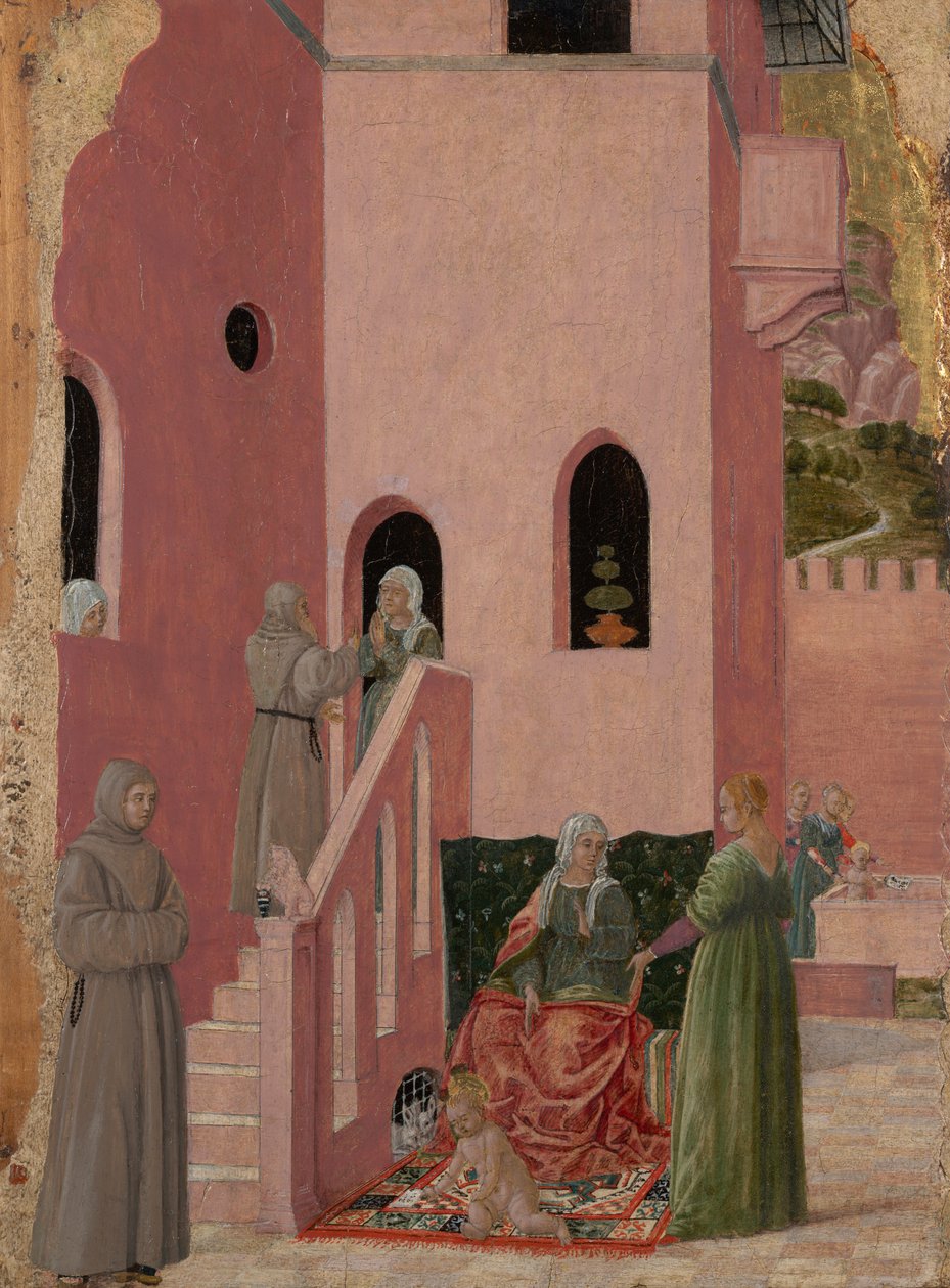 Aquinói Szent Tamás születése alkotó: Bartolomeo degli Erri