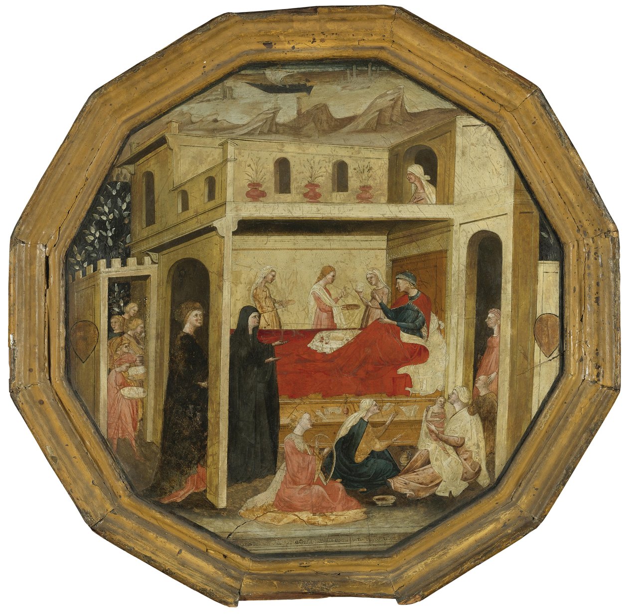 A Montauri születési tálca alkotó: Bartolomeo di Fruosino