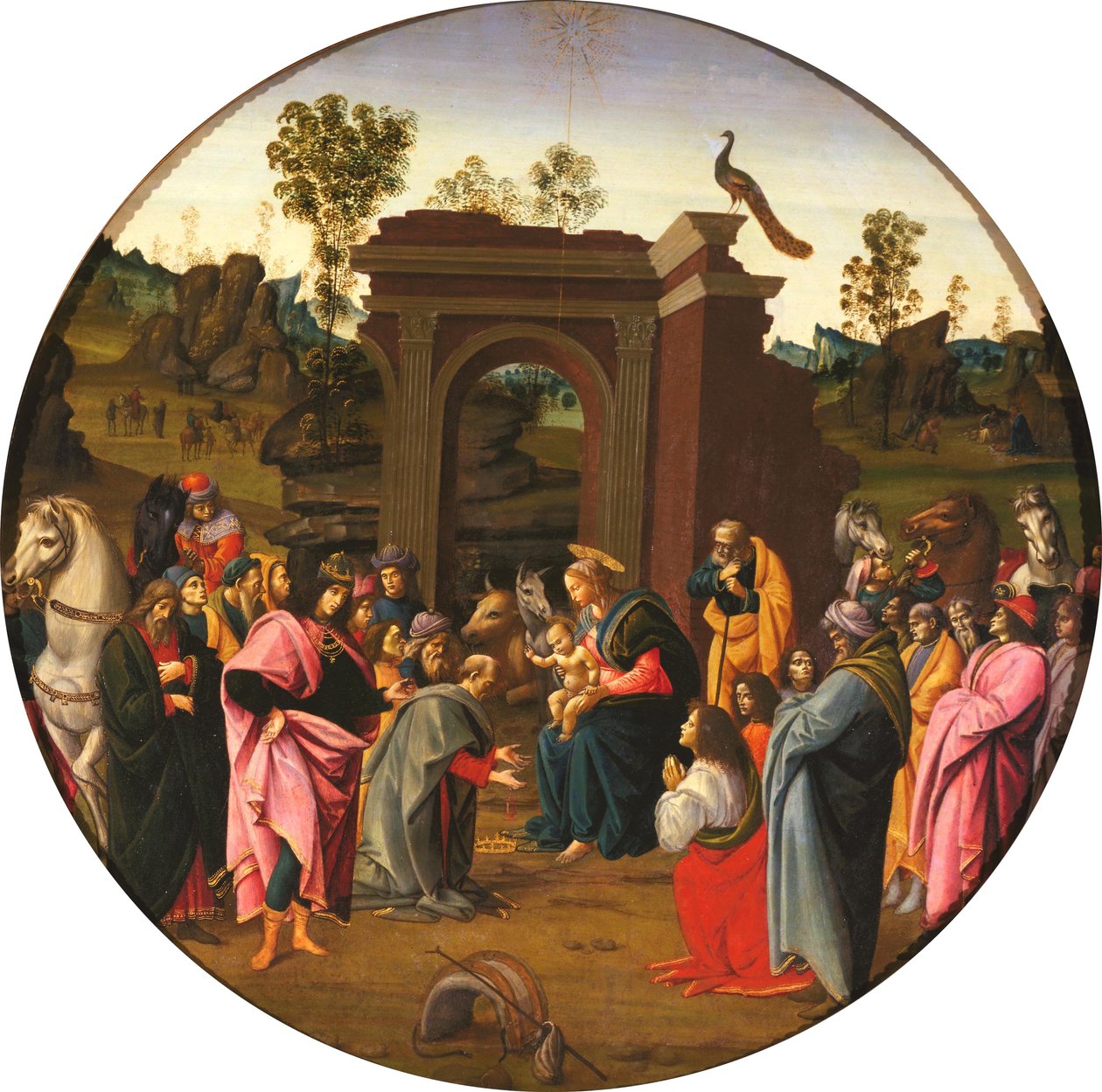 A mágusok imádása alkotó: Bartolomeo di Giovanni