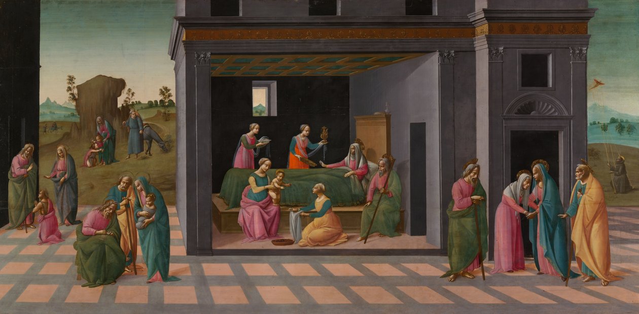Jelenetek Keresztelő Szent János életéből alkotó: Bartolomeo di Giovanni