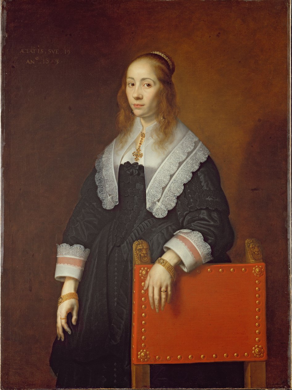 Egy fiatal nő alkotó: Bartolomeus van der Helst