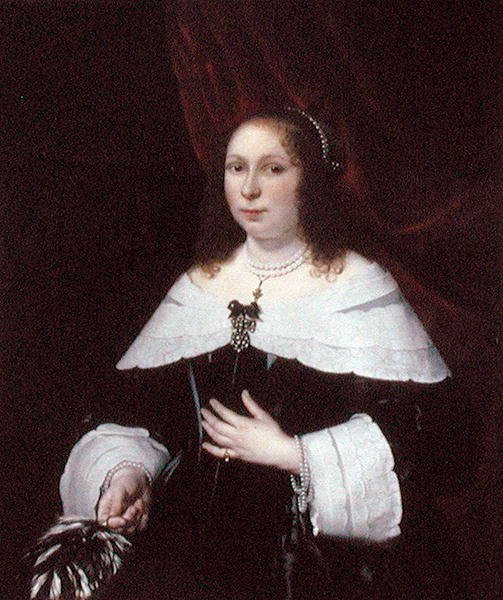 Lady in Black, 1640 körül (olaj, vászon) alkotó: Bartolomeus van der Helst