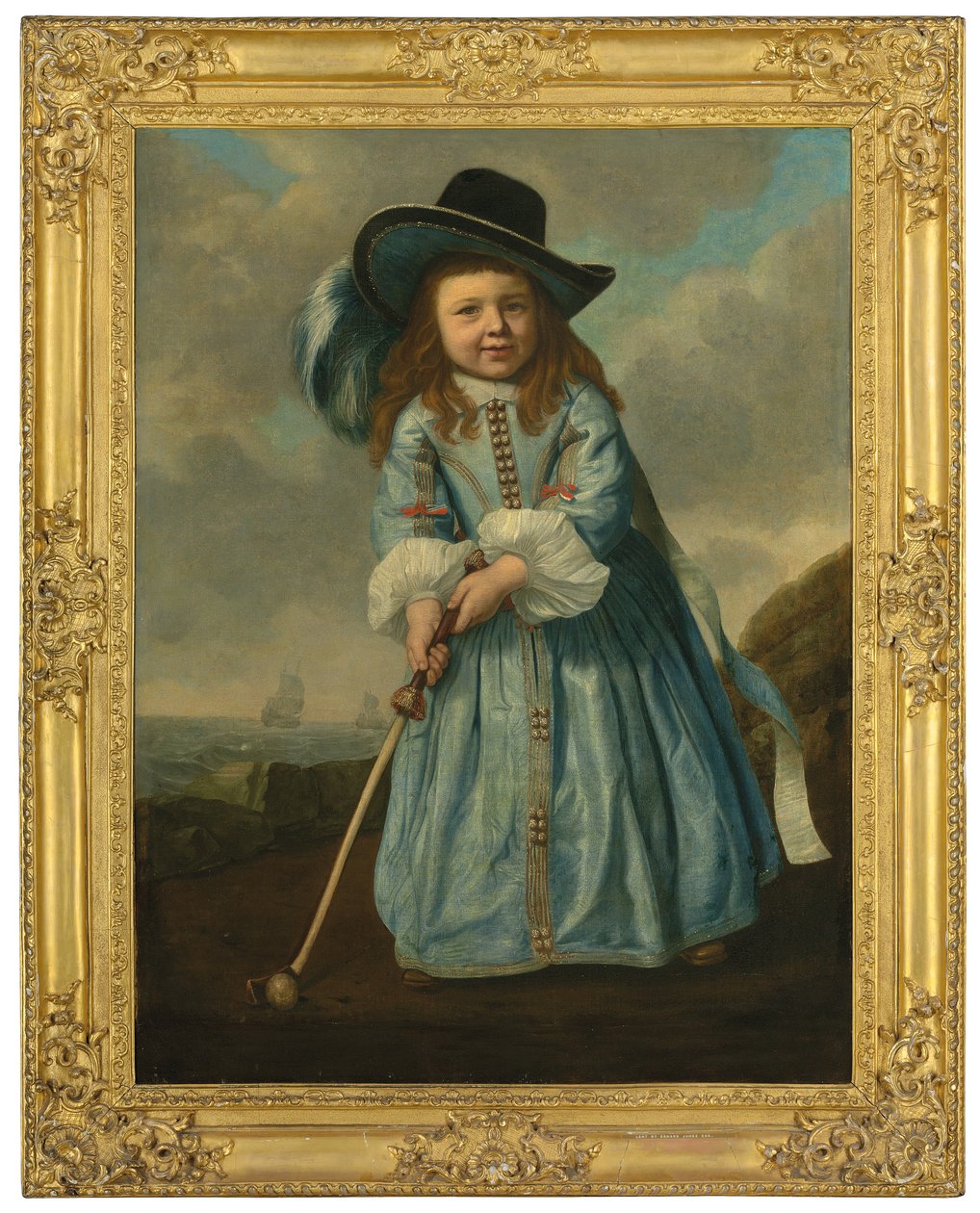 Egy tengerparton golfozó fiú portréja, 1658-59 körül (olaj, vászon) alkotó: Bartolomeus van der Helst