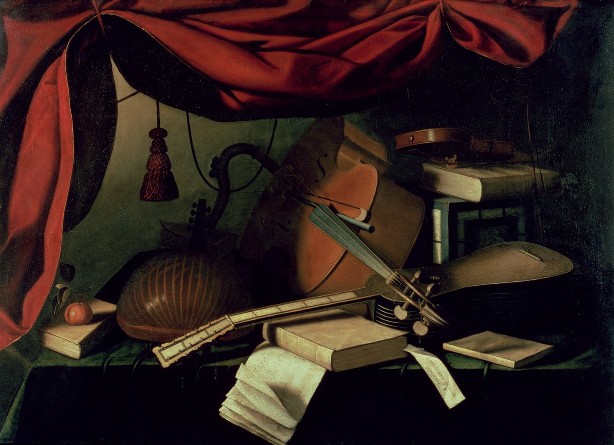 Zenés csendélet alkotó: Bartolommeo Bettera
