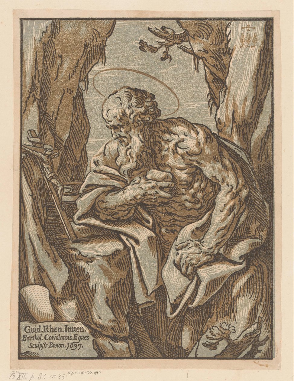 Szent Jeromos a vadonban alkotó: Bartolommeo Coriolano