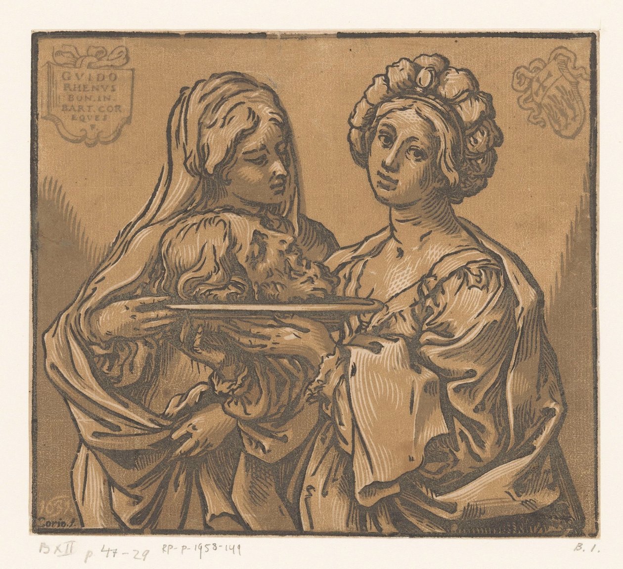 Heródiás és Salome Keresztelő János fejével alkotó: Bartolommeo Coriolano