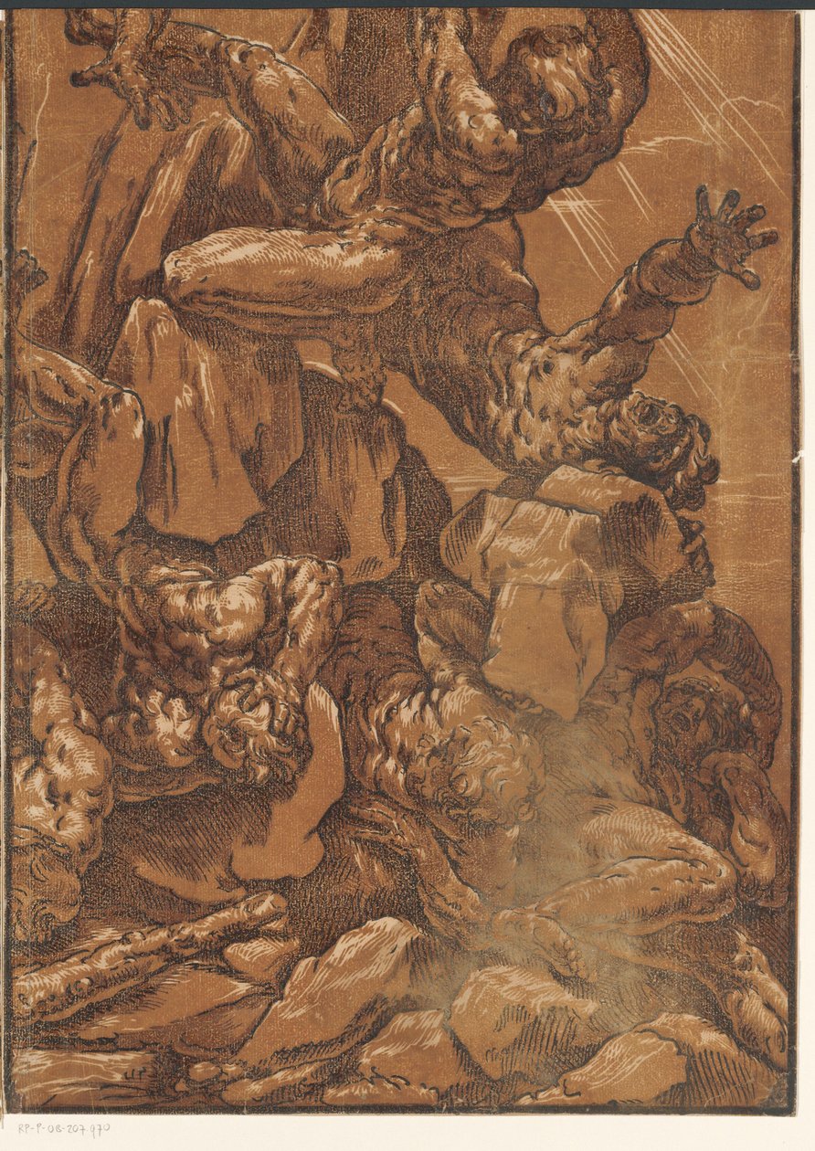 Az óriások bukása (negyedik rész) alkotó: Bartolommeo Coriolano