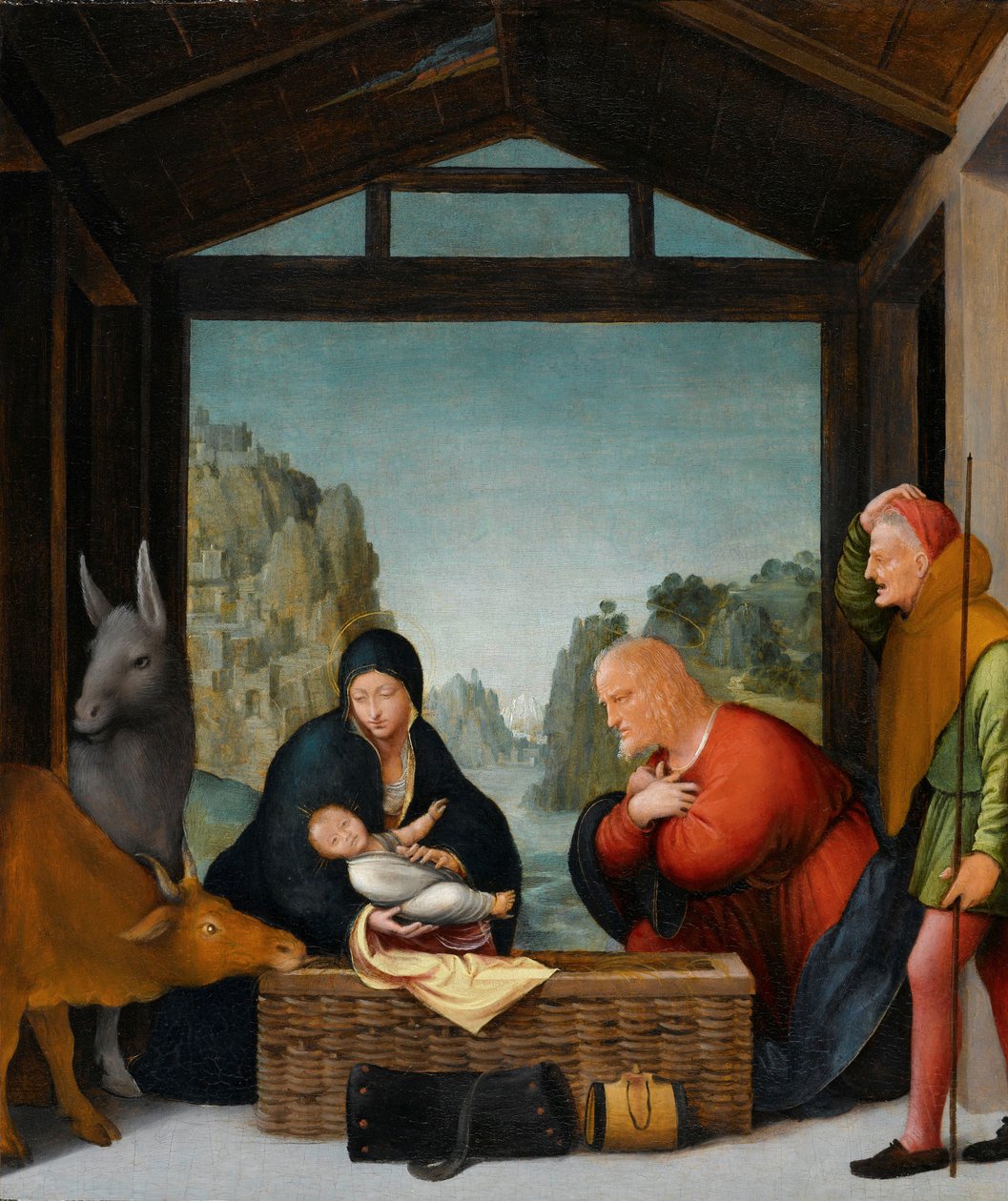 A Pásztorok imádata alkotó: Bartolommeo Suardi (circle of)