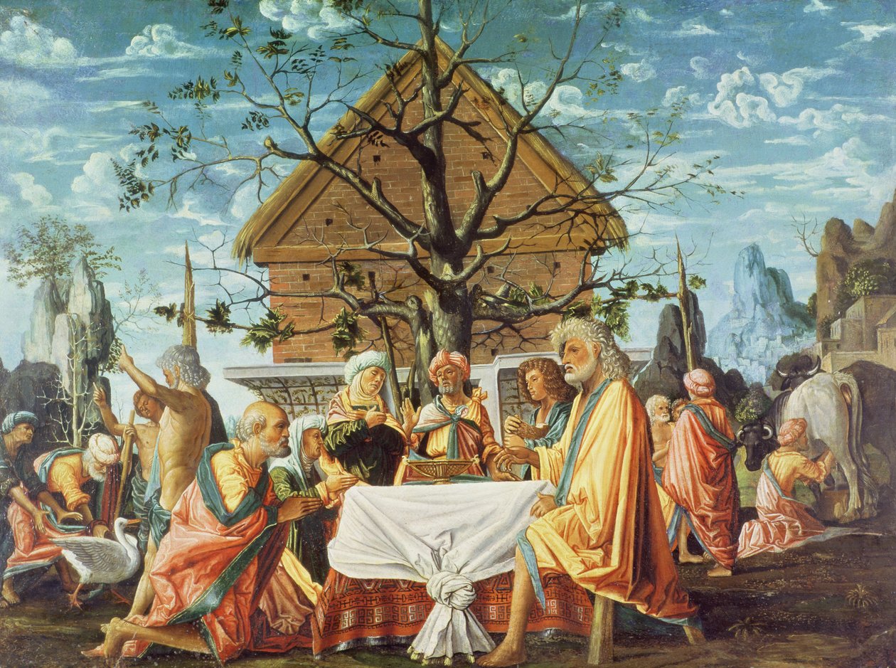 Philemon és Baucis, 1500 körül alkotó: Bartolommeo Suardi Bramantino