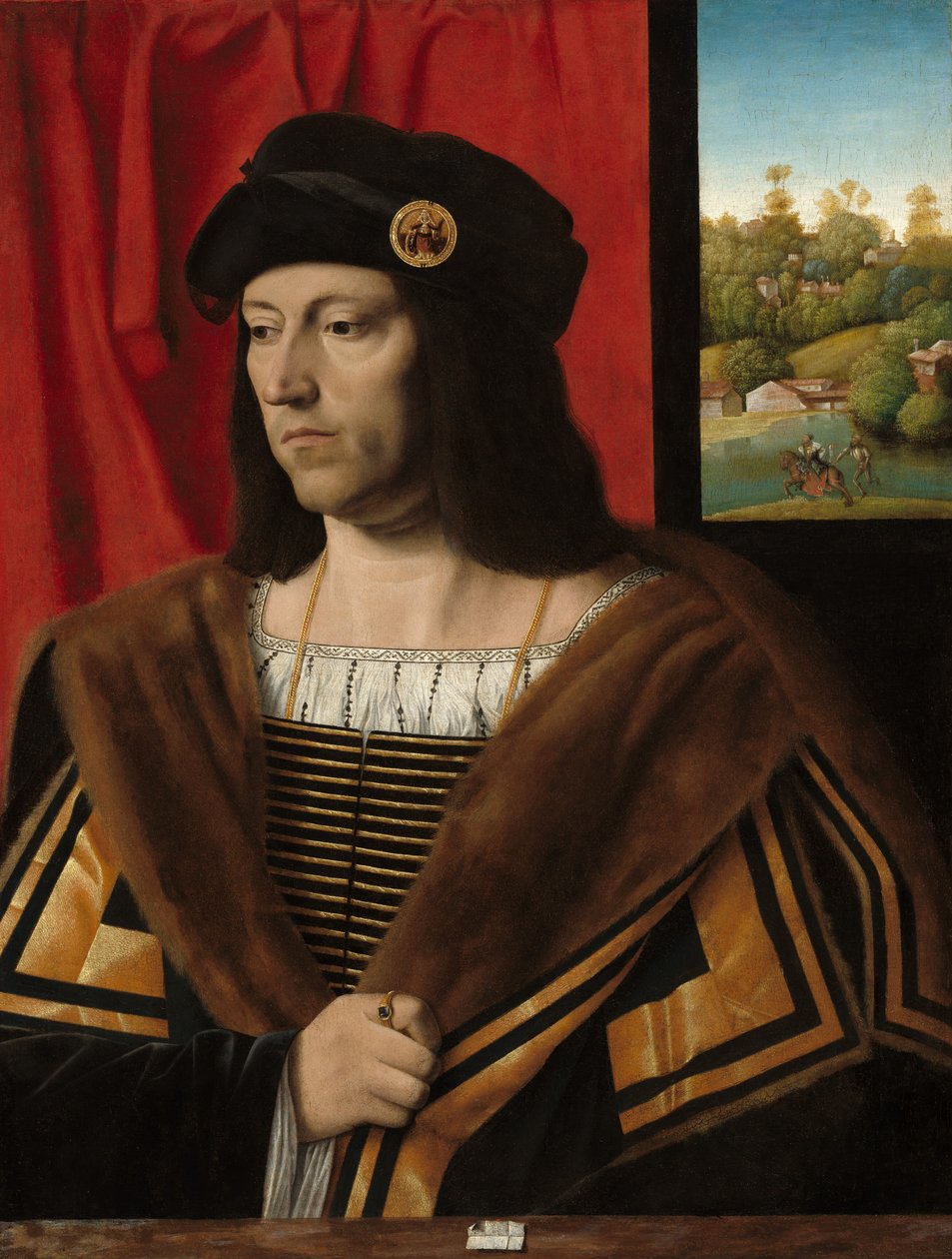 Egy úriember portréja, c. 1520. alkotó: Bartolommeo Veneto