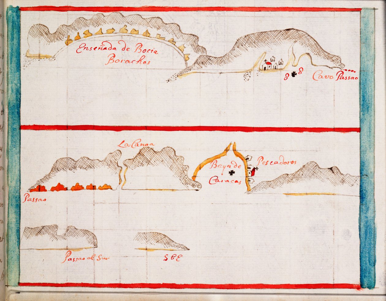 Punta Borrachos, Cabo Pasado és Bahia de Caraquez alkotó: Basil Ringrose
