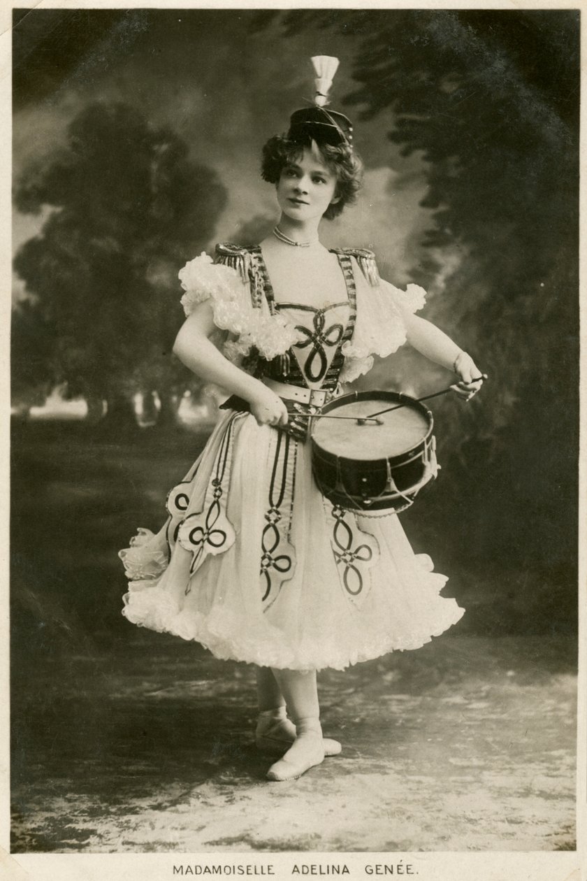 Adelina Genee, dán származású brit balett-táncos, 1906-ban. alkotó: Bassano Studio
