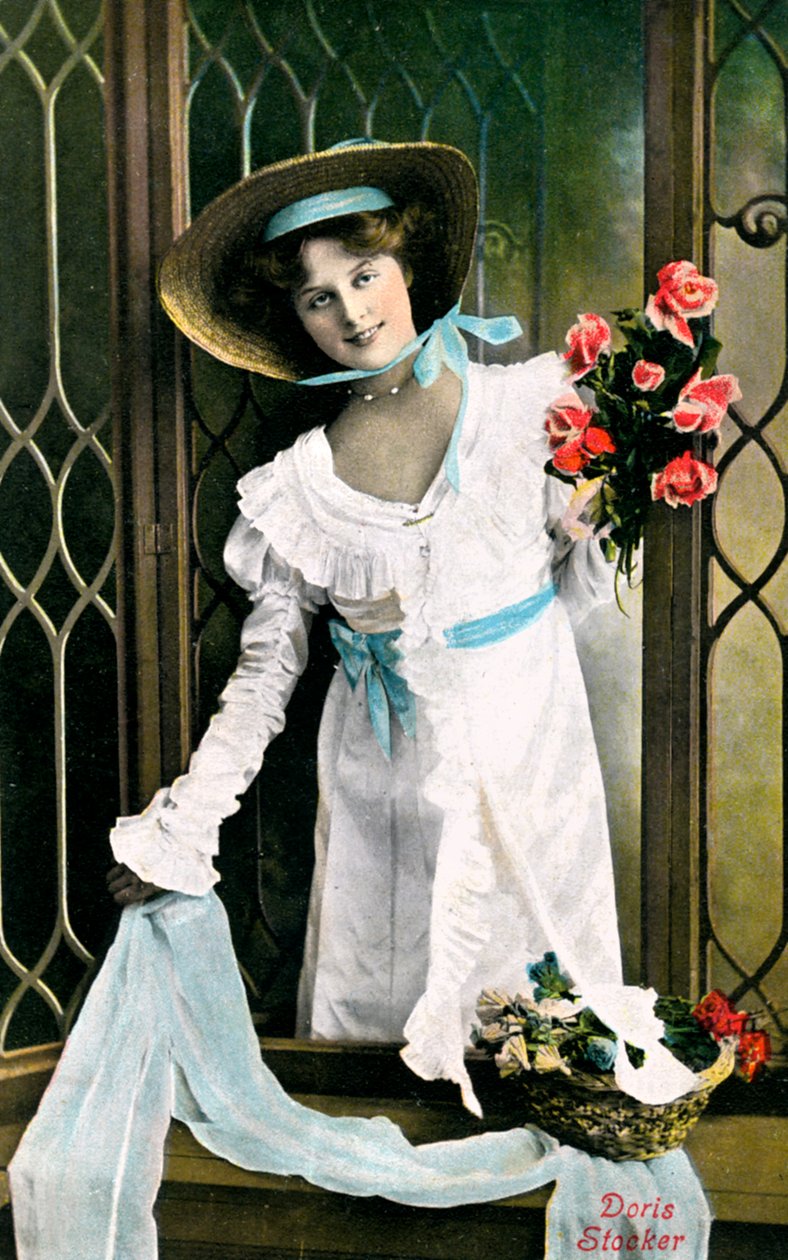 Doris Stocker, színésznő, XX. század eleje. alkotó: Bassano Studio
