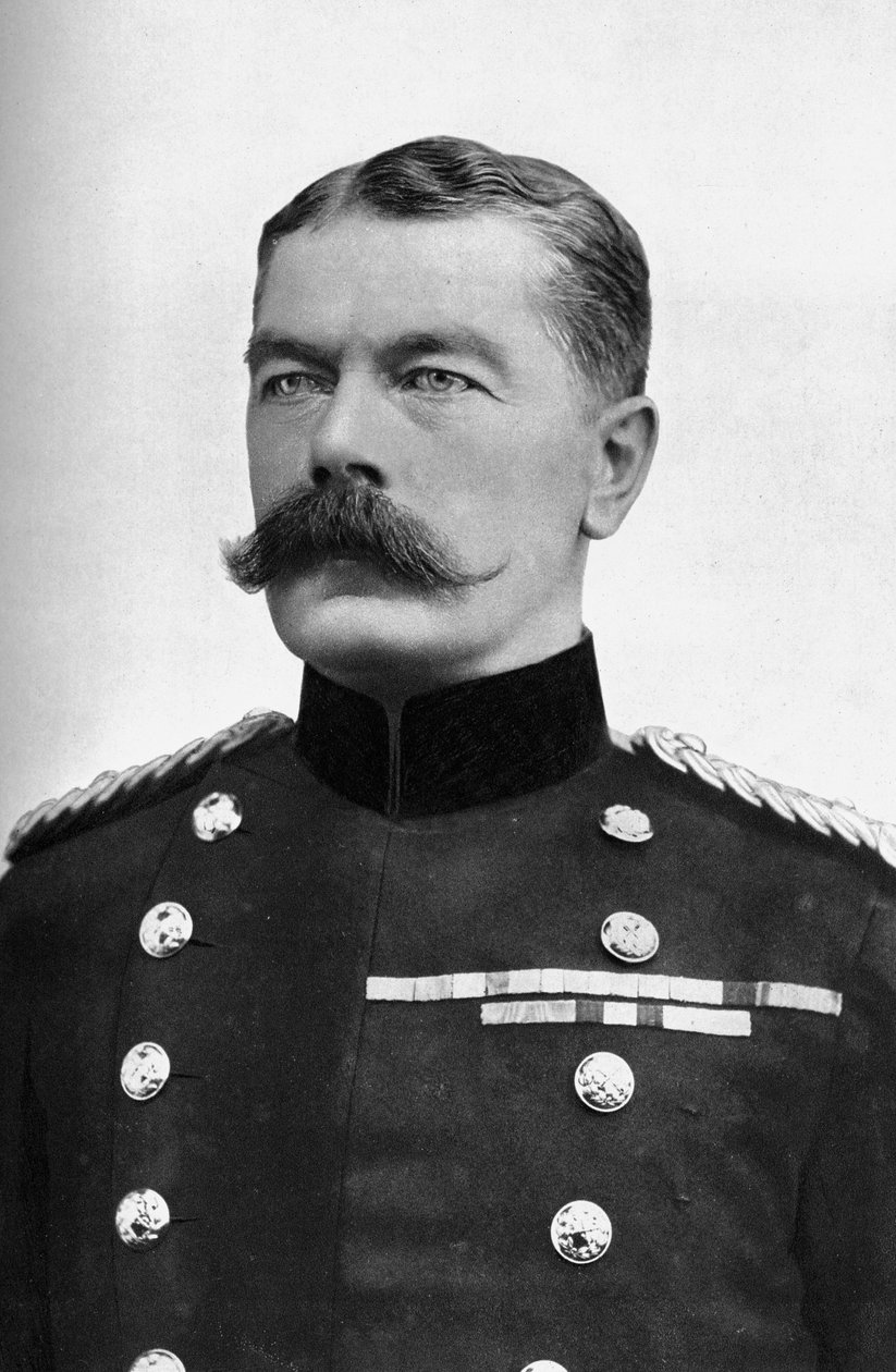 Field Marshall Earl Kitchener, brit háborúért felelős államtitkár, első világháború, 1914. alkotó: Bassano Studio