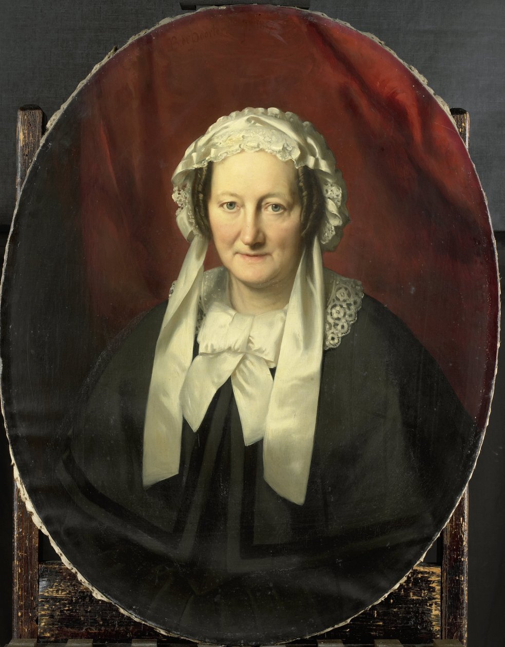 Johanna Maria Parvé portréja, Hendrik André Cornelis Tierens felesége alkotó: Bastiaan de Poorter