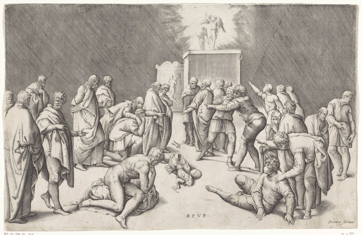 A frigyláda Dagon templomában alkotó: Battista Franco