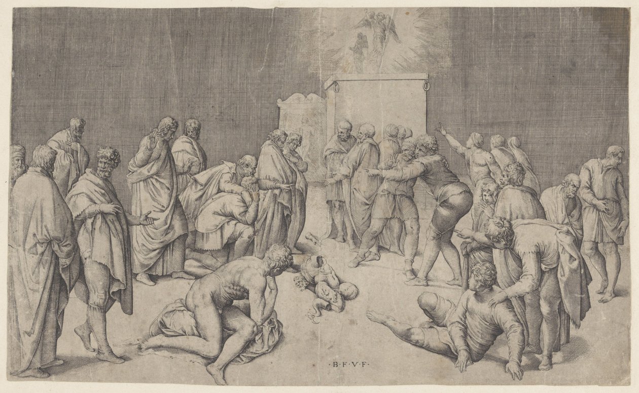 A frigyláda Dagon templomában alkotó: Battista Franco