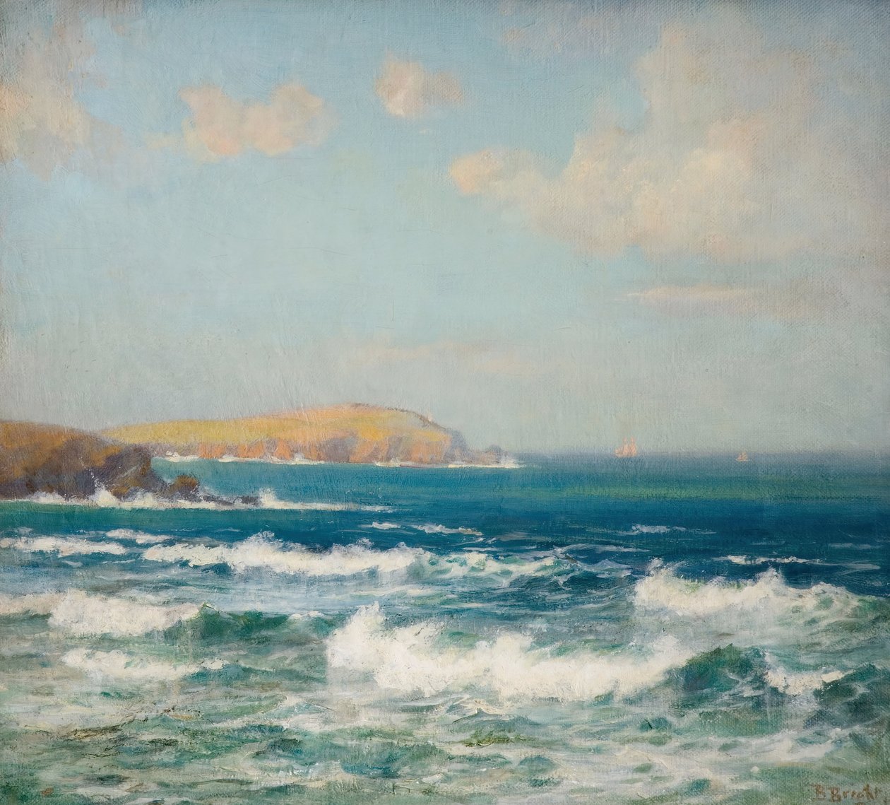 Trevose Head, Cornwall, 1900-1940. alkotó: Beatrice Bright